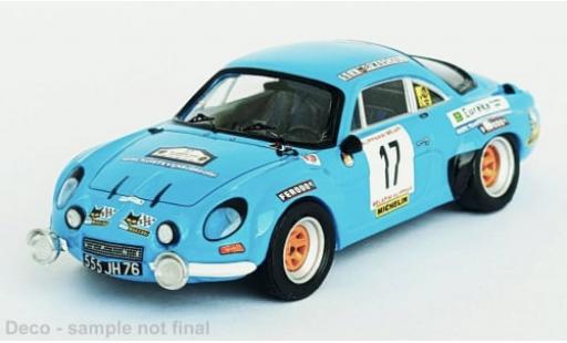 Coche miniatura Alpine A110 1/43 Trofeu Renault No.17 Rallye Ypres 1977 1:43 Alpine A110 1/43 Trofeu Renault No.17 Rallye Ypres 1977 1:43 coche miniatura