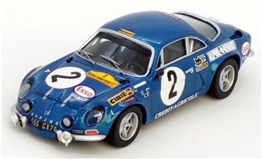 Coche miniatura Alpine A110 1/43 Trofeu Renault No.2 Marathon de la Route 1971 J-L.Therier/J.Henry/M.Nusbaumer Alpine A110 1/43 Trofeu Renault No.2 Marathon de la Route 1971 J-L.Therier/J.Henry/M.Nusbaumer coche miniatura