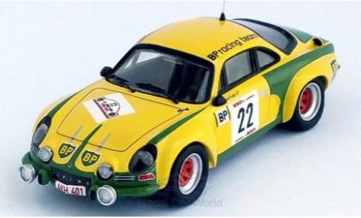 Coche miniatura Alpine A110 1/43 Trofeu Renault No.22 BP Rally Ypres 1976 F.Roothaert/E.Nijs Alpine A110 1/43 Trofeu Renault No.22 BP Rally Ypres 1976 F.Roothaert/E.Nijs coche miniatura
