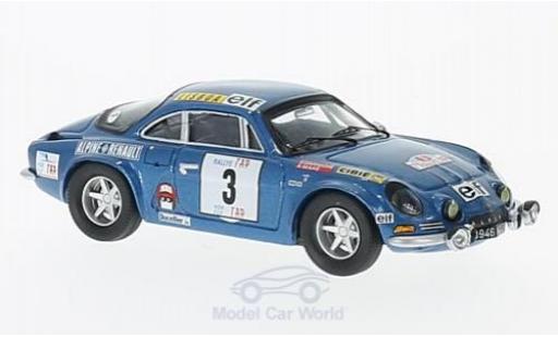 Coche miniatura Alpine A110 1/43 Trofeu Renault No.3 Rallye Portugal 1973 B.Darniche/A.Mahe Alpine A110 1/43 Trofeu Renault No.3 Rallye Portugal 1973 B.Darniche/A.Mahe coche miniatura
