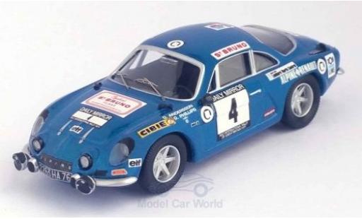 Coche miniatura Alpine A110 1/43 Trofeu Renault No.4 RAC Rallye 1971 O.Andersson/G.Phillips Alpine A110 1/43 Trofeu Renault No.4 RAC Rallye 1971 O.Andersson/G.Phillips coche miniatura