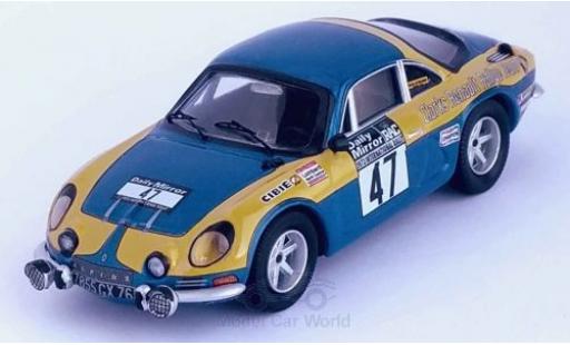 Coche miniatura Alpine A110 1/43 Trofeu Renault No.47 Clarks Renault Rally Team Rallye WM RAC Rallye 1973 P.Moss/E.Crellin Alpine A110 1/43 Trofeu Renault No.47 Clarks Renault Rally Team Rallye WM RAC Rallye 1973 P.Moss/E.Crellin coche miniatura
