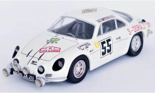 Coche miniatura Alpine A110 1/43 Trofeu Renault No.55 Tour de Corse 1969 J.-P.Manzagol/J.-P.Oliva Alpine A110 1/43 Trofeu Renault No.55 Tour de Corse 1969 J.-P.Manzagol/J.-P.Oliva coche miniatura