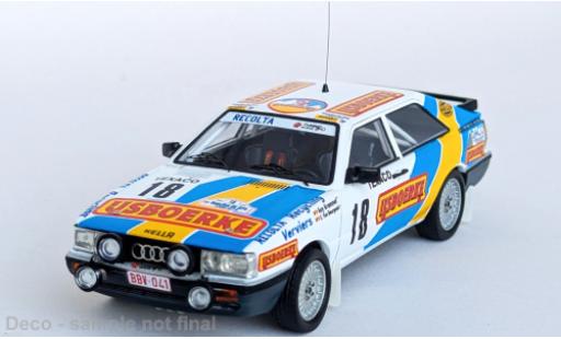 Coche miniatura Audi Quattro 1/43 Trofeu Coupe Boucles de Spa 1987 #18 1:43 Audi Quattro 1/43 Trofeu Coupe Boucles de Spa 1987 #18 1:43 coche miniatura