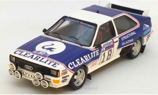 Coche miniatura Audi Quattro 1/43 Trofeu quattro No.18 Rallye WM RAC Rallye 1983 D.Weidner/R.Arthur Audi Quattro 1/43 Trofeu quattro No.18 Rallye WM RAC Rallye 1983 D.Weidner/R.Arthur coche miniatura