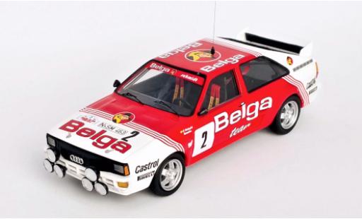 Coche miniatura Audi Quattro 1/43 Trofeu No.2 Belga Team Belga Boucles de Spa 1985 B.Waldegaard/H.Thorszelius Audi Quattro 1/43 Trofeu No.2 Belga Team Belga Boucles de Spa 1985 B.Waldegaard/H.Thorszelius coche miniatura