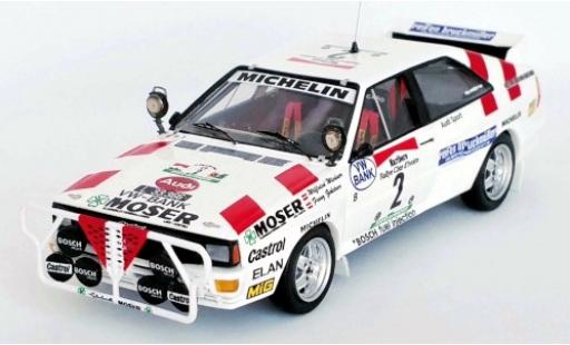 Coche miniatura Audi Quattro 1/43 Trofeu No.2 Rally Bandama 1986 W.Wiedner/F.Zehetner Audi Quattro 1/43 Trofeu No.2 Rally Bandama 1986 W.Wiedner/F.Zehetner coche miniatura