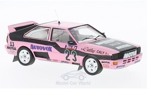 Coche miniatura Audi Quattro 1/43 Trofeu quattro No.23 Rallye-Cross Luneville 1987 C.Caly Audi Quattro 1/43 Trofeu quattro No.23 Rallye-Cross Luneville 1987 C.Caly coche miniatura