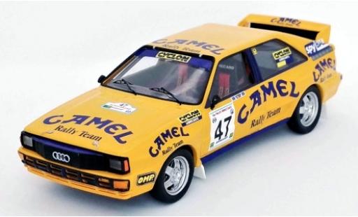 Coche miniatura Audi Quattro 1/43 Trofeu quattro No.47 Camel Rally Team Camel Fthiotidas Rally 1990 Iaveris/El-Em Audi Quattro 1/43 Trofeu quattro No.47 Camel Rally Team Camel Fthiotidas Rally 1990 Iaveris/El-Em coche miniatura