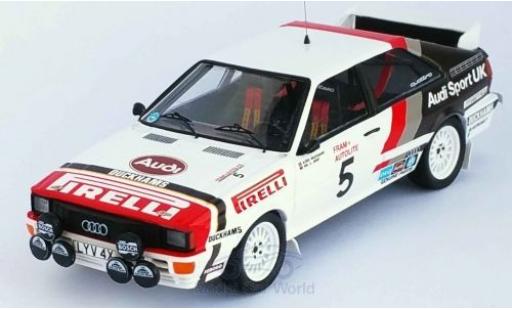 Coche miniatura Audi Quattro 1/43 Trofeu quattro No.5 Sport UK Welsh Rally 1982 B.Waldegaard/P.Short Audi Quattro 1/43 Trofeu quattro No.5 Sport UK Welsh Rally 1982 B.Waldegaard/P.Short coche miniatura