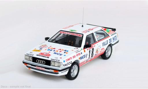 Coche miniatura Audi Quattro 1/43 Trofeu quattro Rally Monte Carlo 1987 #18 1:43 Audi Quattro 1/43 Trofeu quattro Rally Monte Carlo 1987 #18 1:43 coche miniatura