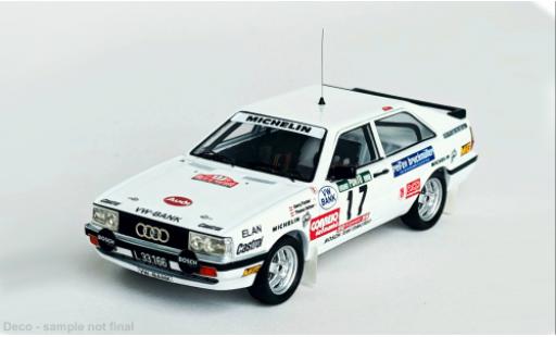 Coche miniatura Audi Quattro 1/43 Trofeu quattro Rally Portugal 1987 #17 1:43 Audi Quattro 1/43 Trofeu quattro Rally Portugal 1987 #17 1:43 coche miniatura