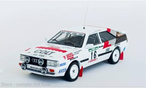 Coche miniatura Audi Quattro 1/43 Trofeu quattro Rally Portugal 1988 #16 1:43 Audi Quattro 1/43 Trofeu quattro Rally Portugal 1988 #16 1:43 coche miniatura