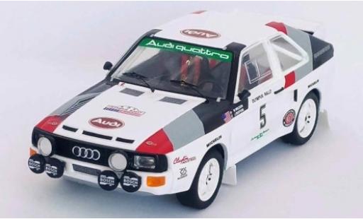 Coche miniatura Audi Sport Quattro 1/43 Trofeu Sport quattro No.5 Rallye WM Olympus Rallye 1986 J.Buffum/N.Wilson Audi Sport Quattro 1/43 Trofeu Sport quattro No.5 Rallye WM Olympus Rallye 1986 J.Buffum/N.Wilson coche miniatura
