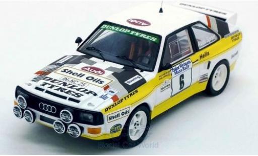 Coche miniatura Audi Sport Quattro 1/43 Trofeu Sport quattro No.6 Rallye Manx 1985 M.Wilson/N.Harris Audi Sport Quattro 1/43 Trofeu Sport quattro No.6 Rallye Manx 1985 M.Wilson/N.Harris coche miniatura