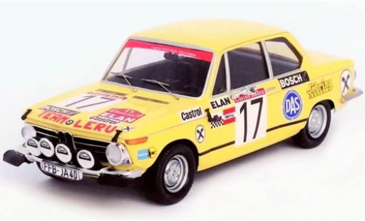 Coche miniatura Bmw 2002 1/43 Trofeu No.17 Alpenfahrt 1973 H.Grünsteidl/G.Hopf Bmw 2002 1/43 Trofeu No.17 Alpenfahrt 1973 H.Grünsteidl/G.Hopf coche miniatura