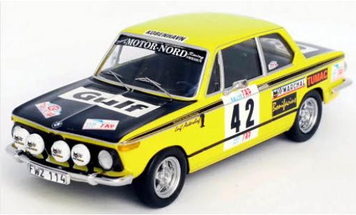 Coche miniatura Bmw 2002 1/43 Trofeu No.42 Motor-Nord Racing Gulf Rallye WM Rally Portugal 1973 L.Asterhag/A.Gullberg Bmw 2002 1/43 Trofeu No.42 Motor-Nord Racing Gulf Rallye WM Rally Portugal 1973 L.Asterhag/A.Gullberg coche miniatura