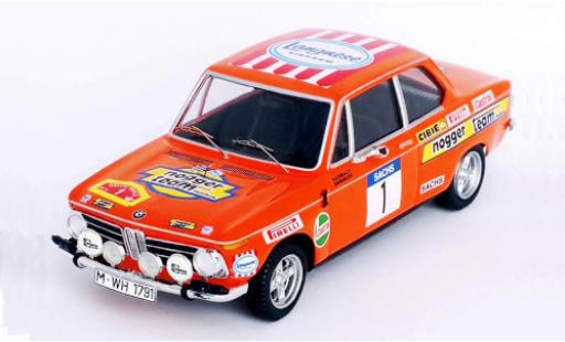 Coche miniatura Bmw 2002 1/43 Trofeu ti No.1 Nogger Team Hamburg Langnese Rallye DM Rally Trifels 1973 R.Hainbach/W.Biebinger Bmw 2002 1/43 Trofeu ti No.1 Nogger Team Hamburg Langnese Rallye DM Rally Trifels 1973 R.Hainbach/W.Biebinger coche miniatura