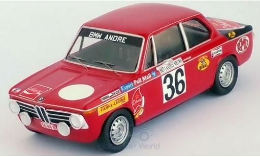Coche miniatura Bmw 2002 1/43 Trofeu ti No.36 Rally Ypres 1971 Pedro/Jimmy Bmw 2002 1/43 Trofeu ti No.36 Rally Ypres 1971 Pedro/Jimmy coche miniatura