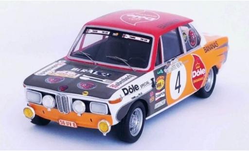 Coche miniatura Bmw 2002 1/43 Trofeu ti No.4 Dole Bananas Rally Ypres 1973 Pedro/Jimmy Bmw 2002 1/43 Trofeu ti No.4 Dole Bananas Rally Ypres 1973 Pedro/Jimmy coche miniatura