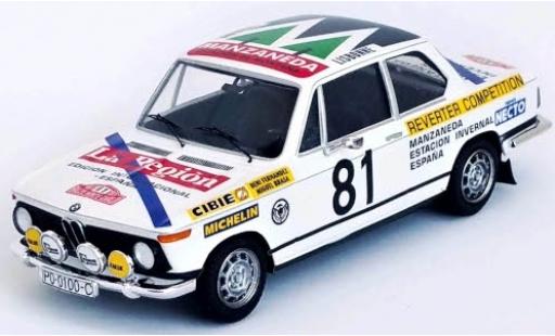 Coche miniatura Bmw 2002 1/43 Trofeu ti No.81 Rallye WM Rally Monte Carlo 1977 B.Fernandez/M.Brasa Bmw 2002 1/43 Trofeu ti No.81 Rallye WM Rally Monte Carlo 1977 B.Fernandez/M.Brasa coche miniatura