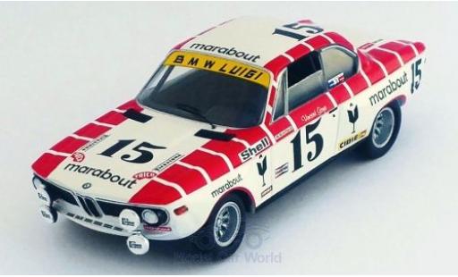 Coche miniatura Bmw 2800 1/43 Trofeu CS No.15 Marabout 24h Spa 1972 V.Gaye/W.Braillard Bmw 2800 1/43 Trofeu CS No.15 Marabout 24h Spa 1972 V.Gaye/W.Braillard coche miniatura