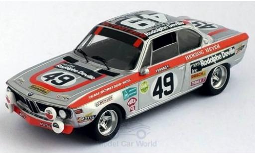 Coche miniatura Bmw 2800 1/43 Trofeu CS No.49 Schnitzer 24h Le Mans 1972 R.Herzog/H.Heyer Bmw 2800 1/43 Trofeu CS No.49 Schnitzer 24h Le Mans 1972 R.Herzog/H.Heyer coche miniatura