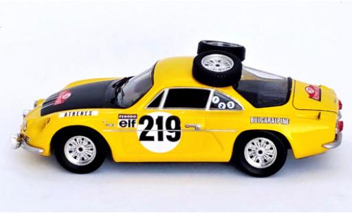 Coche miniatura Alpine A110 1/43 Trofeu Bulgaralpine No.219 Rallye Monte Carlo 1969 A.Agura/A.Tomov Alpine A110 1/43 Trofeu Bulgaralpine No.219 Rallye Monte Carlo 1969 A.Agura/A.Tomov coche miniatura