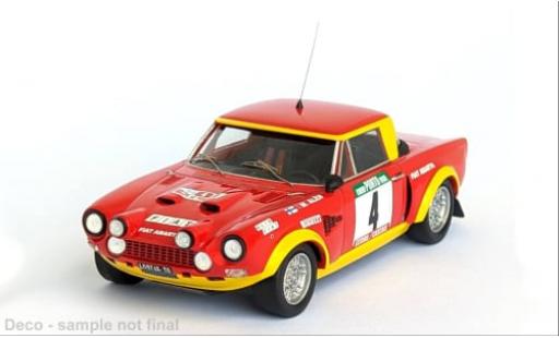 Coche miniatura Fiat 124 1/43 Trofeu Abarth Rallye No.4 Rallye WM Rallye Portugal 1975 1:43 Fiat 124 1/43 Trofeu Abarth Rallye No.4 Rallye WM Rallye Portugal 1975 1:43 coche miniatura