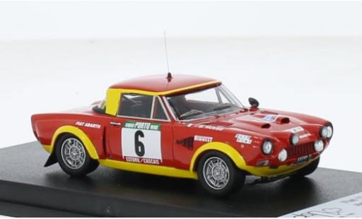 Coche miniatura Fiat 124 1/43 Trofeu Abarth Rallye No.6 Rallye WM Rallye Portugal 1975 1:43 Fiat 124 1/43 Trofeu Abarth Rallye No.6 Rallye WM Rallye Portugal 1975 1:43 coche miniatura