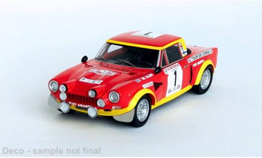 Coche miniatura Fiat 124 1/43 Trofeu Abarth Tour de Corse 1974 #1 1:43 Fiat 124 1/43 Trofeu Abarth Tour de Corse 1974 #1 1:43 coche miniatura