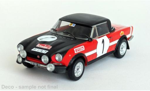 Coche miniatura Fiat 124 1/43 Trofeu Spider Alpenfahrt 1972 #1 1:43 Fiat 124 1/43 Trofeu Spider Alpenfahrt 1972 #1 1:43 coche miniatura