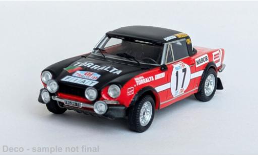 Coche miniatura Fiat 124 1/43 Trofeu Spider rojo/schwarz Tap Rally 1973 1973 #17 1:43 Fiat 124 1/43 Trofeu Spider rojo/schwarz Tap Rally 1973 1973 #17 1:43 coche miniatura