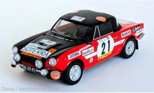 Coche miniatura Fiat 124 1/43 Trofeu Sport Spider 1600 TAP Rally 1974 #21 1:43 Fiat 124 1/43 Trofeu Sport Spider 1600 TAP Rally 1974 #21 1:43 coche miniatura