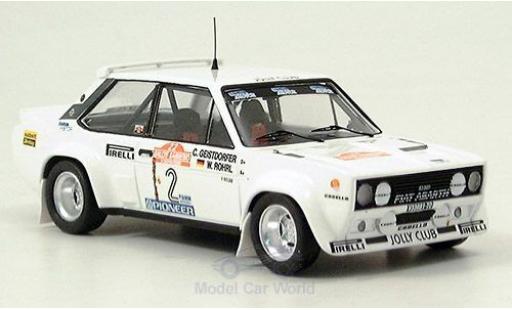 Coche miniatura Fiat 131 Abarth 1/43 Trofeu Abarth No.2 Rallye Sanremo 1980 D.Fröhlich/C.Geistdörfer Fiat 131 Abarth 1/43 Trofeu Abarth No.2 Rallye Sanremo 1980 D.Fröhlich/C.Geistdörfer coche miniatura