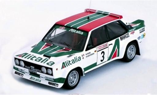 Coche miniatura Fiat 131 1/43 Trofeu Abarth No.3 Alitalia Rallye WM Criterium Molson du Quebec 1978 W.Röhrl/C.Geistdörfer Fiat 131 1/43 Trofeu Abarth No.3 Alitalia Rallye WM Criterium Molson du Quebec 1978 W.Röhrl/C.Geistdörfer coche miniatura