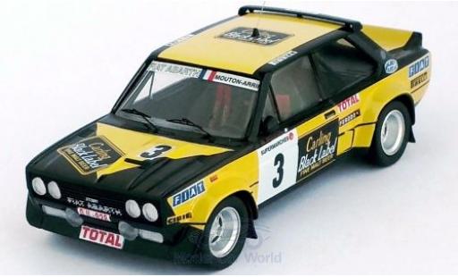 Coche miniatura Fiat 131 1/43 Trofeu Abarth No.3 Carling Black Label Boucles de Spa 1980 M.Mouton/A.Arrii Fiat 131 1/43 Trofeu Abarth No.3 Carling Black Label Boucles de Spa 1980 M.Mouton/A.Arrii coche miniatura