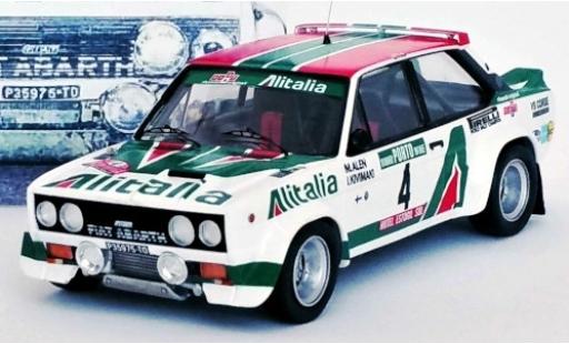 Coche miniatura Fiat 131 1/43 Trofeu Abarth No.4 VS Corse Olio Alitalia Rally Portugal 1978 Unfallfahrzeug M.Alen/I.Kivimaki Fiat 131 1/43 Trofeu Abarth No.4 VS Corse Olio Alitalia Rally Portugal 1978 Unfallfahrzeug M.Alen/I.Kivimaki coche miniatura