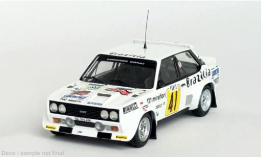 Coche miniatura Fiat 131 1/43 Trofeu Abarth Rally Monte Carlo 1978 #41 1:43 Fiat 131 1/43 Trofeu Abarth Rally Monte Carlo 1978 #41 1:43 coche miniatura