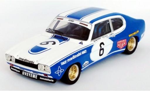 Coche miniatura Ford Capri 1/43 Trofeu 2600 RS No.6 Medinabi 4h Jarama 1975 J.de Bagration/E.de Villota/N.Cabral Ford Capri 1/43 Trofeu 2600 RS No.6 Medinabi 4h Jarama 1975 J.de Bagration/E.de Villota/N.Cabral coche miniatura