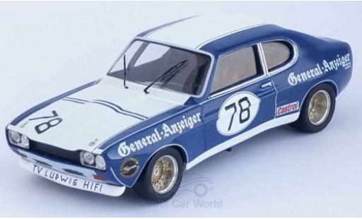 Coche miniatura Ford Capri 1/43 Trofeu MKI RS 2600 No.78 General-Anzeiger DRM 1973 K.Ludwig Ford Capri 1/43 Trofeu MKI RS 2600 No.78 General-Anzeiger DRM 1973 K.Ludwig coche miniatura