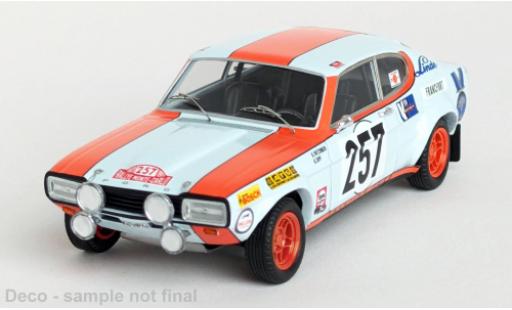 Coche miniatura Ford Capri 1/43 Trofeu Rally Monte Carlo 1971 #257 1:43 Ford Capri 1/43 Trofeu Rally Monte Carlo 1971 #257 1:43 coche miniatura