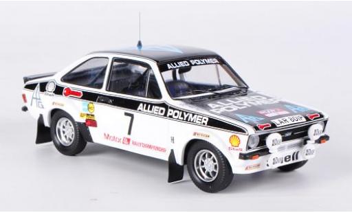 Coche miniatura Ford Escort 1/43 Trofeu II RS 1800 No.7 Allied Polymer Rallye Wales 1976 A.Vatanen Ford Escort 1/43 Trofeu II RS 1800 No.7 Allied Polymer Rallye Wales 1976 A.Vatanen coche miniatura