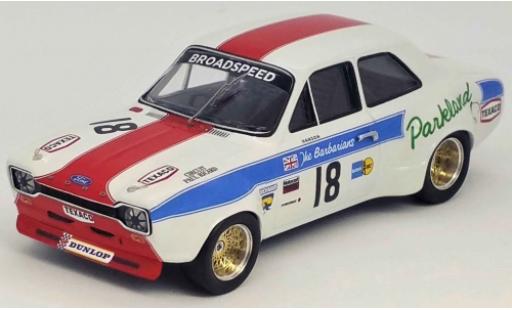 Coche miniatura Ford Escort 1/43 Trofeu MK I 1300 GT RHD No.18 Broadspeed Tourist Trophy Silverstone 1973 P.Hanson Ford Escort 1/43 Trofeu MK I 1300 GT RHD No.18 Broadspeed Tourist Trophy Silverstone 1973 P.Hanson coche miniatura