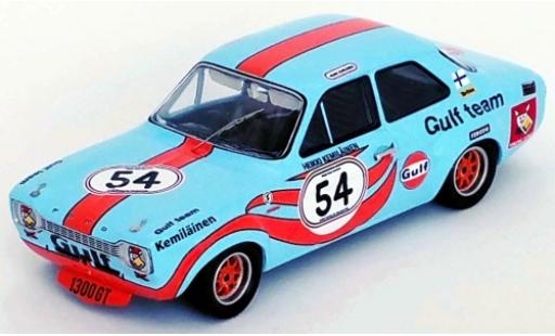 Coche miniatura Ford Escort 1/43 Trofeu MK I 1300 GT RHD No.54 Gulf Brands Hatch 1972 H.Kemiläinen Ford Escort 1/43 Trofeu MK I 1300 GT RHD No.54 Gulf Brands Hatch 1972 H.Kemiläinen coche miniatura