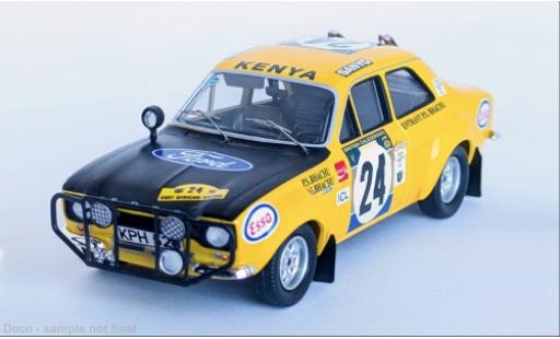 Coche miniatura Ford Escort 1/43 Trofeu MK I East African Safari Rally 1973 #24 1:43 Ford Escort 1/43 Trofeu MK I East African Safari Rally 1973 #24 1:43 coche miniatura