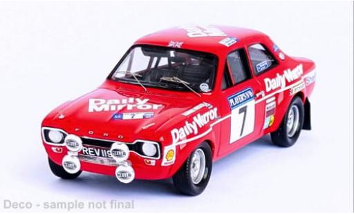 Coche miniatura Ford Escort 1/43 Trofeu MK I No.7 Daily Mirror Scottish Rally 1972 1:43 Ford Escort 1/43 Trofeu MK I No.7 Daily Mirror Scottish Rally 1972 1:43 coche miniatura