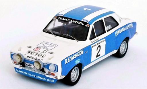 Coche miniatura Ford Escort 1/43 Trofeu MK I RHD No.2 Team Castrol Circuit of Irland 1974 A.Boyd/B.Crawford Ford Escort 1/43 Trofeu MK I RHD No.2 Team Castrol Circuit of Irland 1974 A.Boyd/B.Crawford coche miniatura