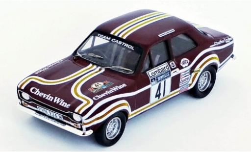 Coche miniatura Ford Escort 1/43 Trofeu MK I RHD No.41 Team Castrol Chevin Wine Rallye WM RAC Rallye 1974 T.Drumond/D.Richards Ford Escort 1/43 Trofeu MK I RHD No.41 Team Castrol Chevin Wine Rallye WM RAC Rallye 1974 T.Drumond/D.Richards coche miniatura