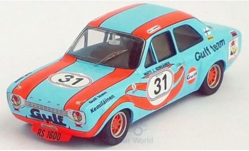 Coche miniatura Ford Escort 1/43 Trofeu MK I RS 1600 RHD No.31 Gulf Brands Hatch 1972 M.Kemiläinen Ford Escort 1/43 Trofeu MK I RS 1600 RHD No.31 Gulf Brands Hatch 1972 M.Kemiläinen coche miniatura